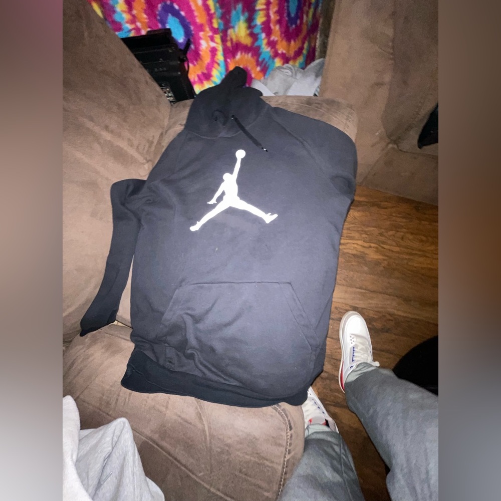 Black Jordan hoodie